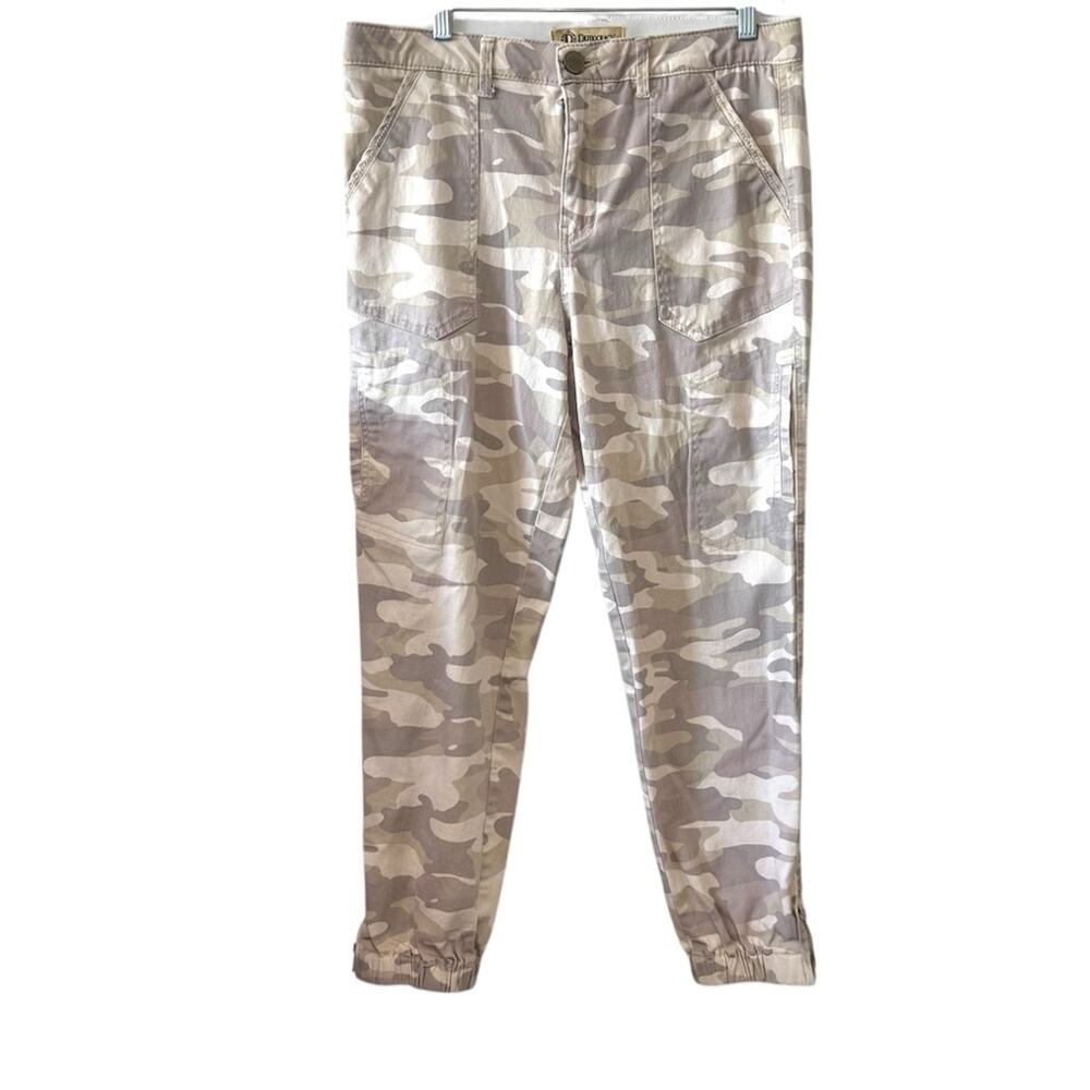Democracy Beige Camo Utility Jogger Pants